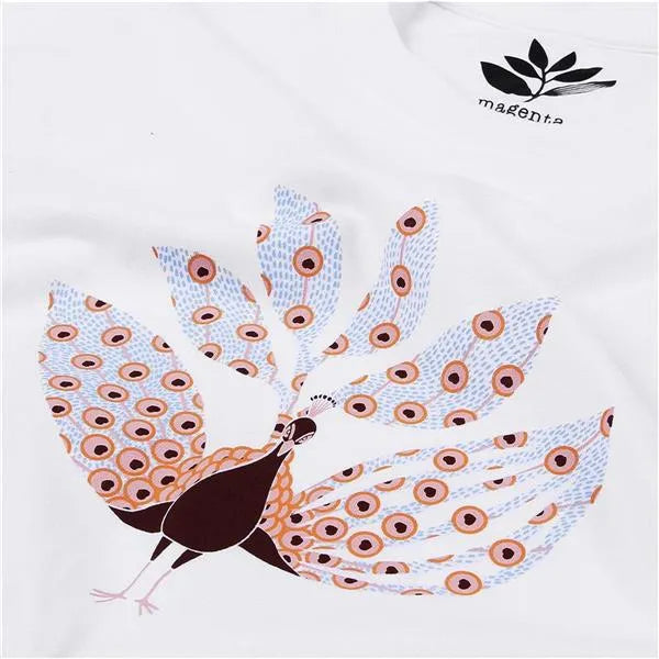 Magenta Skateboards - Peacock L/S white - ARROW & BEAST