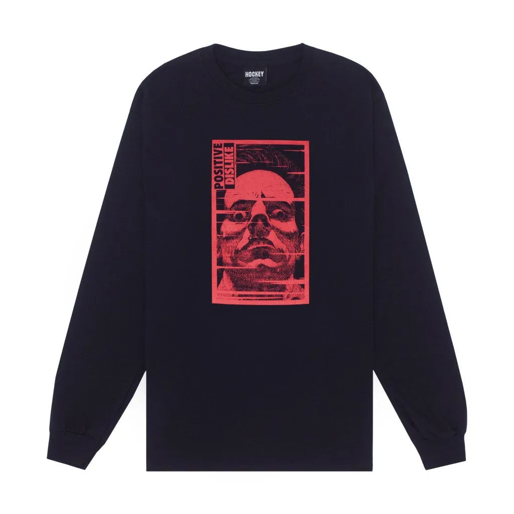 Hockey Skateboards Positive Dislike L/s Tee Black - ARROW & BEAST