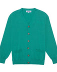 Fucking Awesome - Cursive Cardigan Teal - ARROW & BEAST