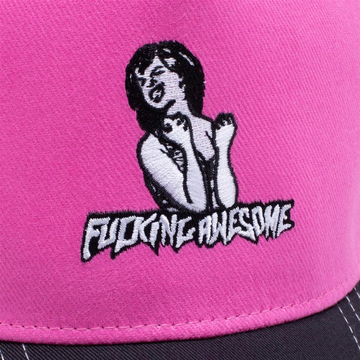 Fucking Awesome - WeGot Power Snapback - Pink/White