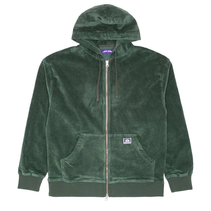 Fucking Awesome Corduroy Zip Hoodie Green - ARROW & BEAST