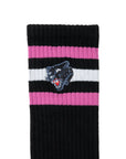 Hardies Hardware - Embroidered Panther Striped Sock - ARROW & BEAST