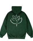 Magenta Skateboards - LE BAISER ZIPPED HOODIE - FORREST GREEN - Forest Green - ARROW & BEAST