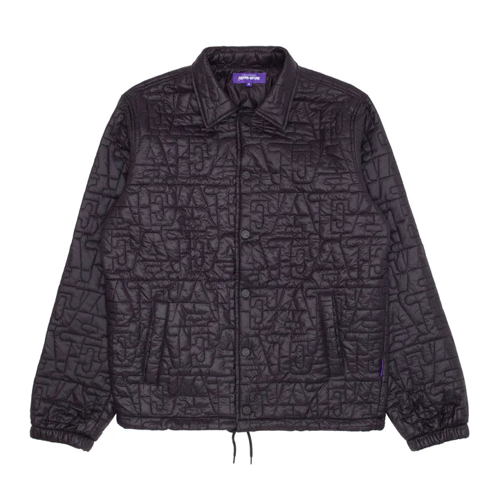 Fucking Awesome - Quilted Coaches Jacket - Black