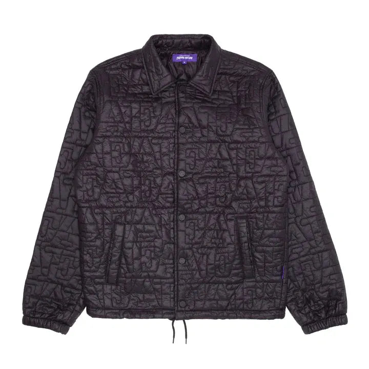 Fucking Awesome - Quilted Coaches Jacket - Black - ARROW & BEAST