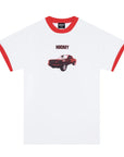 Hockey Skateboards - Red Ranger Ringer Tee - White/Red - ARROW & BEAST