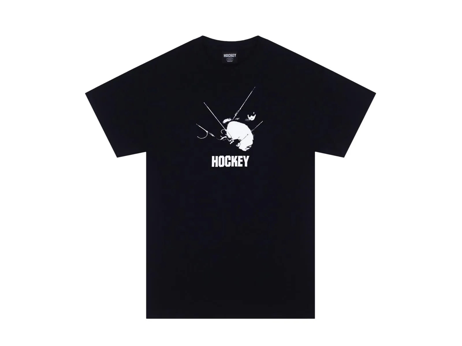 Hockey Skateboards - Pull Tee - Black - ARROW & BEAST