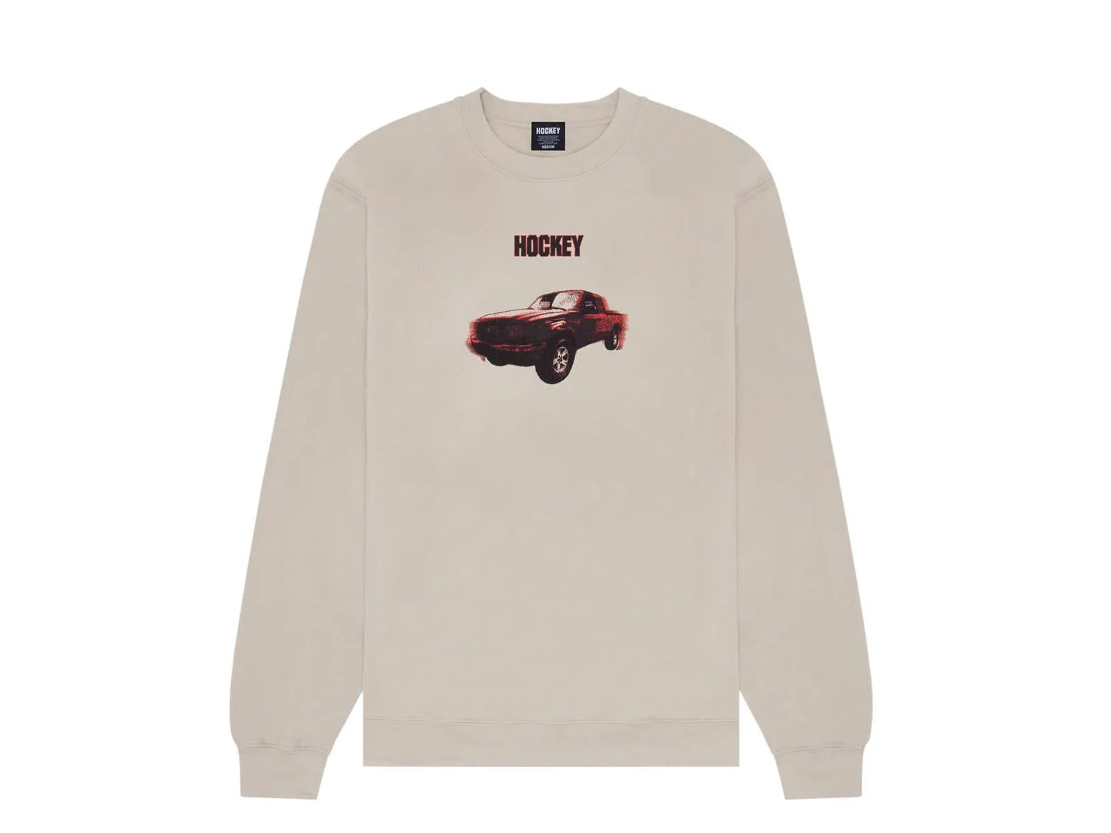 Hockey Skateboards - Red Ranger Crewneck - Natural - ARROW & BEAST