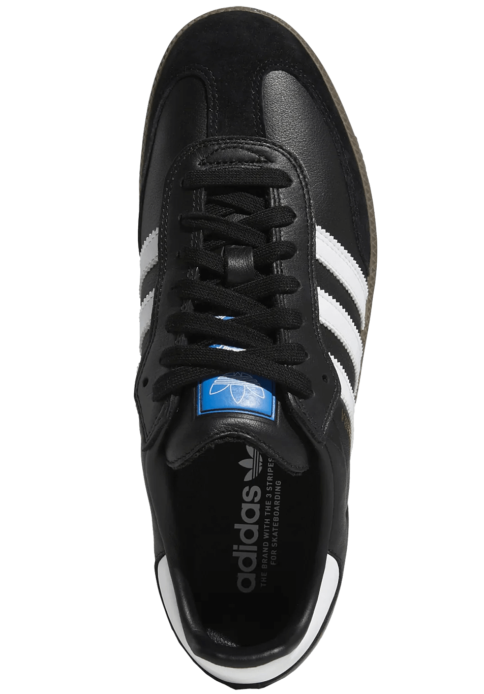 adidas Skateboarding Samba ADV Shoe Black Gum