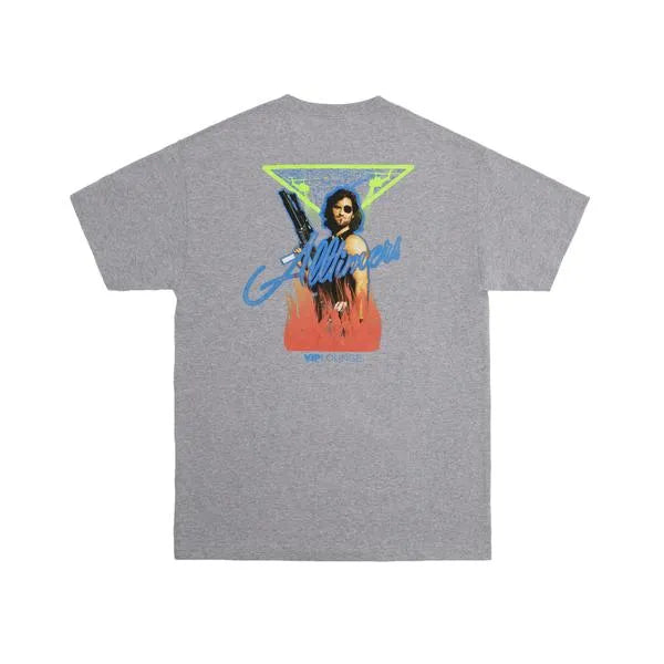 Alltimers Pliskin Player Tee Heather Grey - ARROW & BEAST