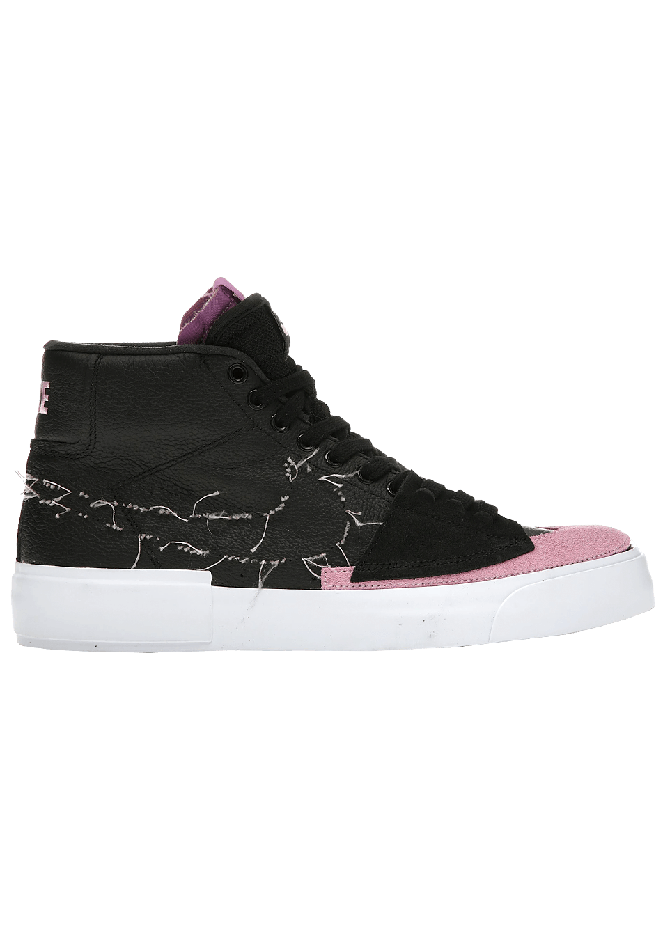 Nike SB Zoom Edge Blazer Mid Black Pink ONLINE ONLY - ARROW & BEAST