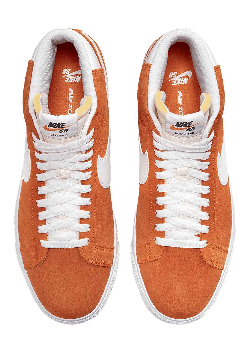 Sb blazer mid top iso white/black/safety orange