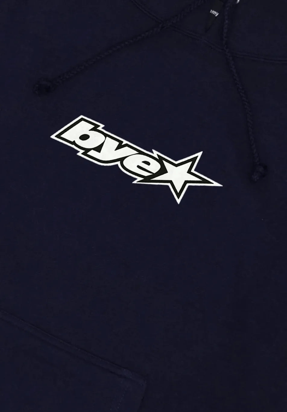 Bye Jeremy Star Hoodie Navy - ARROW & BEAST