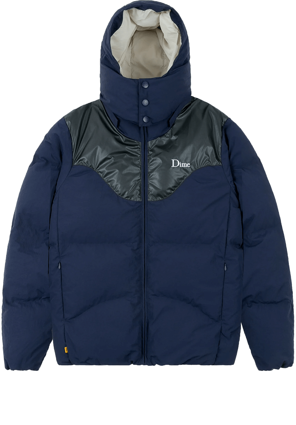 Dime MTL Contrast Puffer Jacket Navy