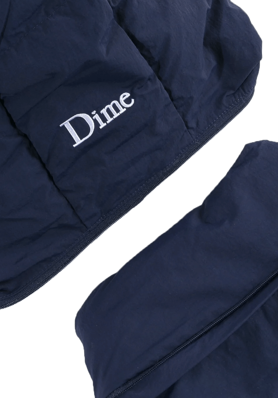 Dime MTL Contrast Puffer Jacket Navy