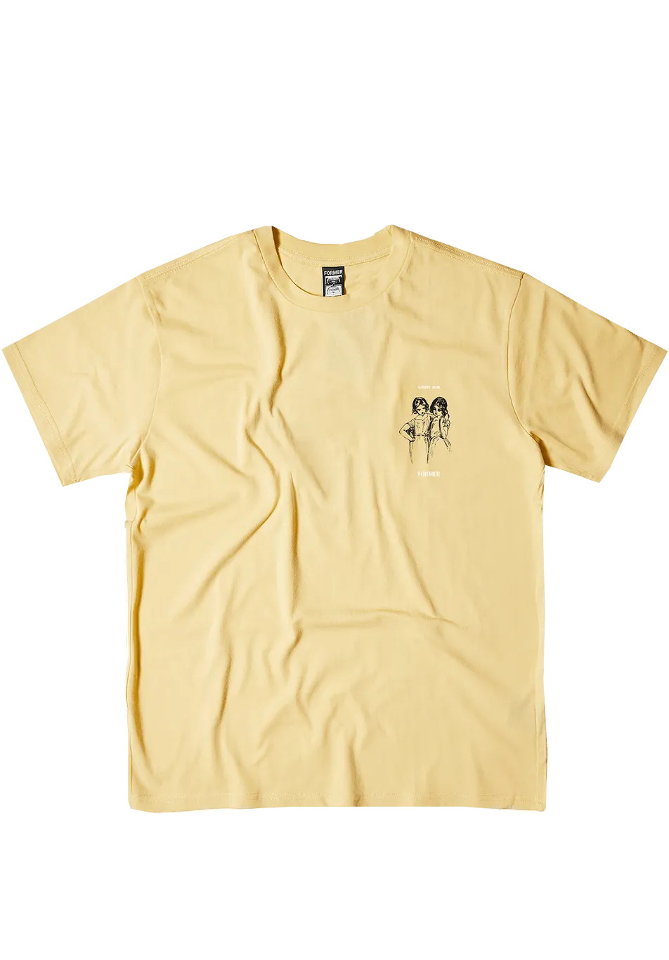 Former Merchandise Disintegrate Tee Flax - ARROW & BEAST