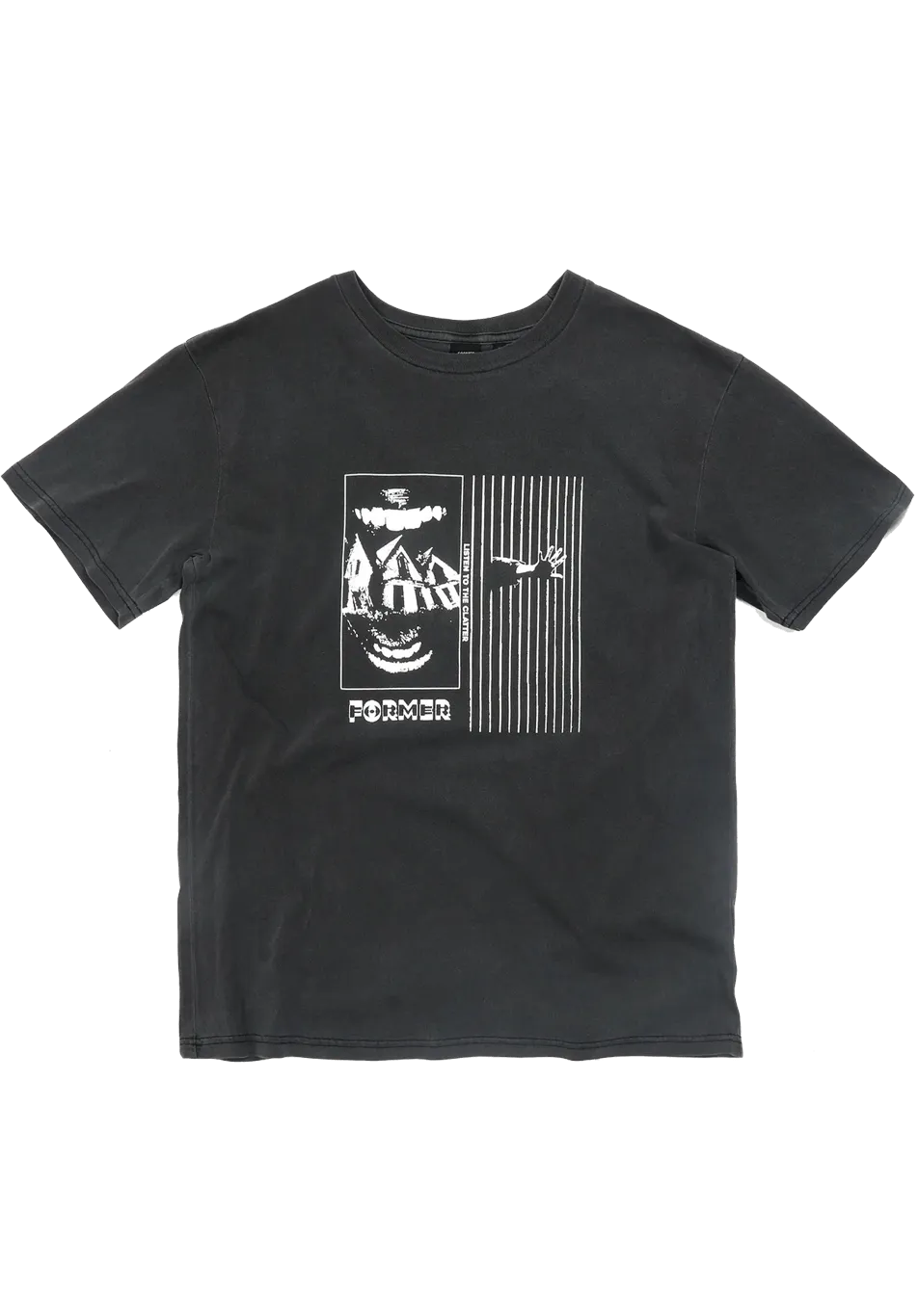 Former Merchandise Paradox Tee Washed Black - ARROW & BEAST