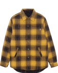 Fucking Awesome Lightweight Reversible Flannel Jacket Black Yellow - ARROW & BEAST