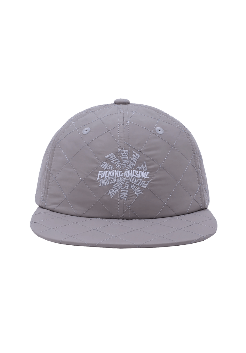 Fucking Awesome Quilted Spiral 6 Panel Snapback Grau – ARROW & BEAST