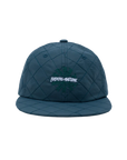 Fucking Awesome Quilted Spiral 6 Panel Snapback Teal