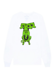Fucking Awesome Three Headed Dog Longsleeve White
