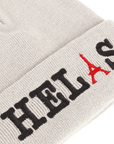 Hélas Limited Tourist Beanie Natural White - ARROW & BEAST