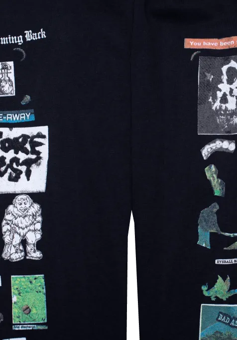 Hockey Skateboards Summoned L/s Tee Black - ARROW & BEAST