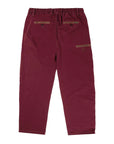 Magenta Skateboards - LOOSE PANTS 2 TONE - BURGUNDY - Burgundy - ARROW & BEAST