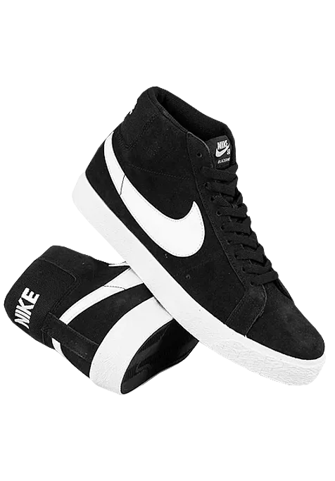 Nike SB Blazer Mid Classic Black And White 864349-002 - ARROW & BEAST