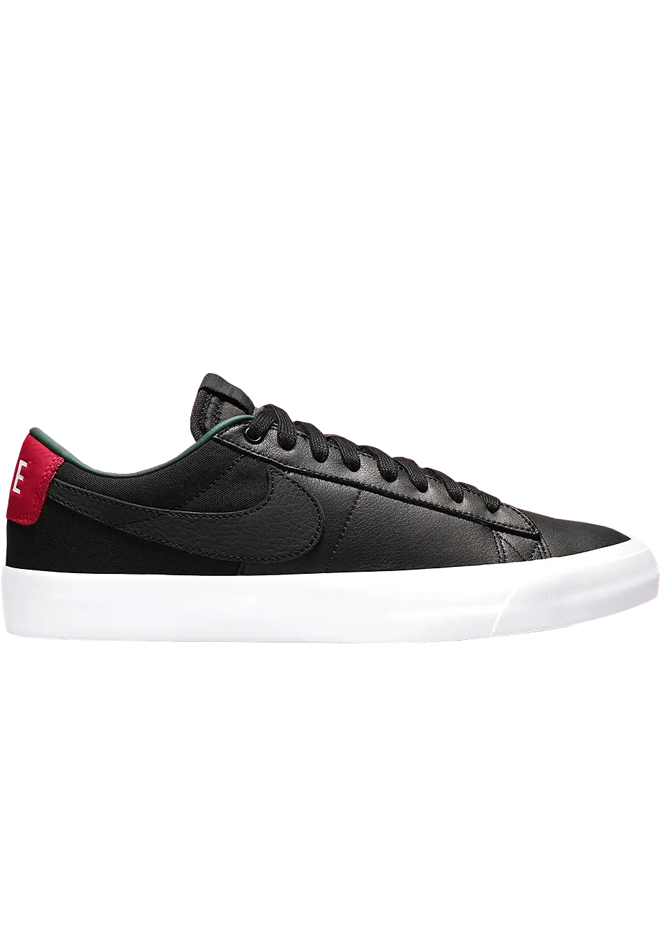 Nike SB Zoom Blazer GT Low Pro Black Red Green ONLINE ONLY - ARROW & BEAST