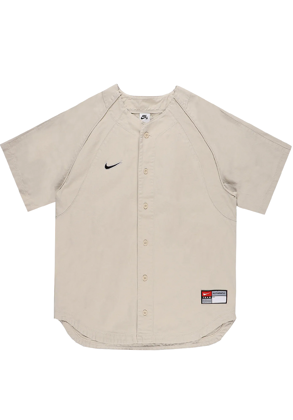 South Korea National Team Nike Baseball Button-Up Jersey - White
