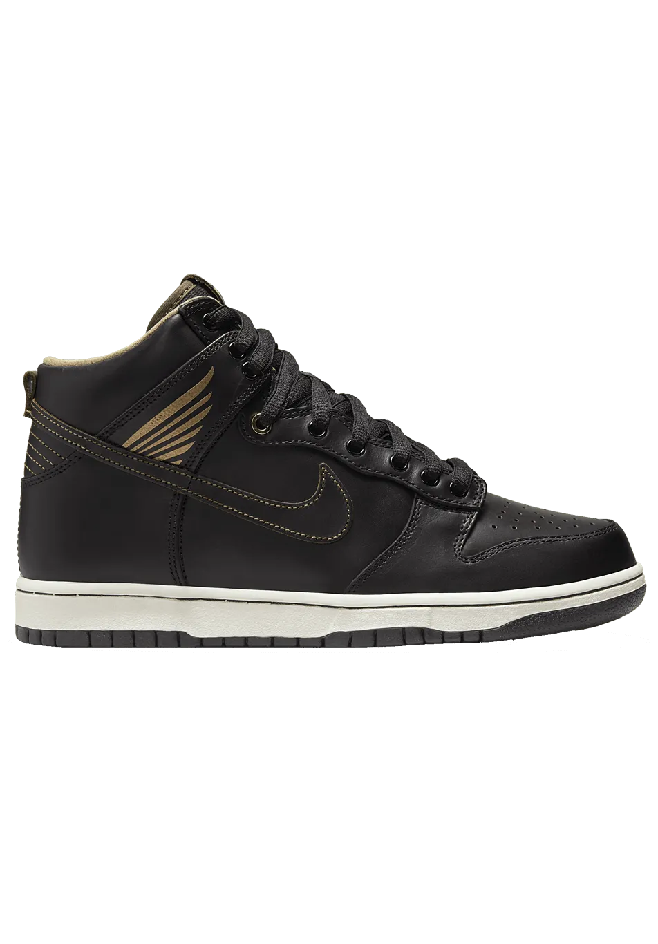 Black gold nike dunks sales