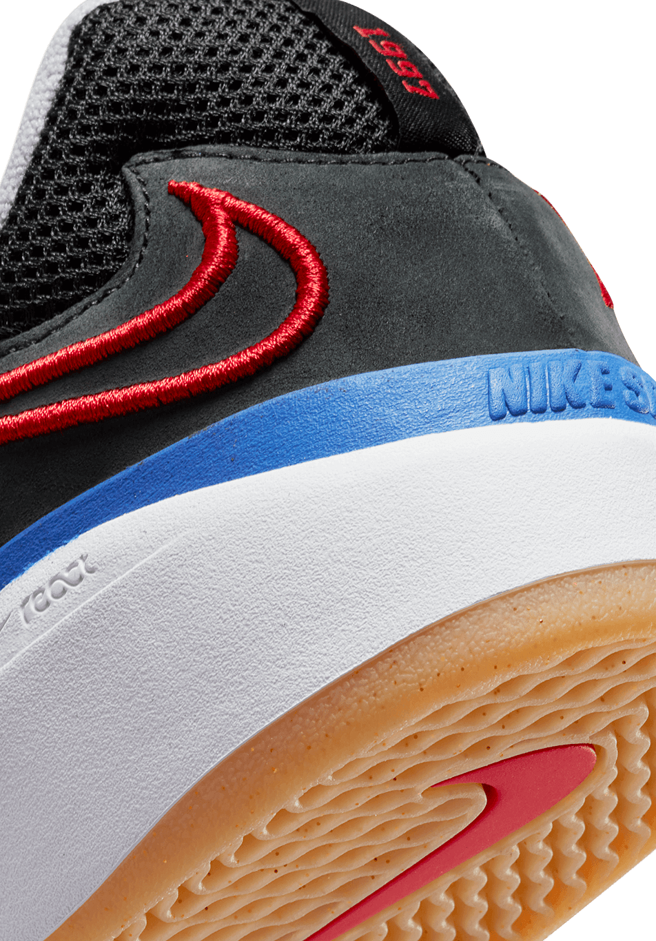 Nike SB Ishod x NBA Premium Shoe Black Blue Red - ARROW & BEAST