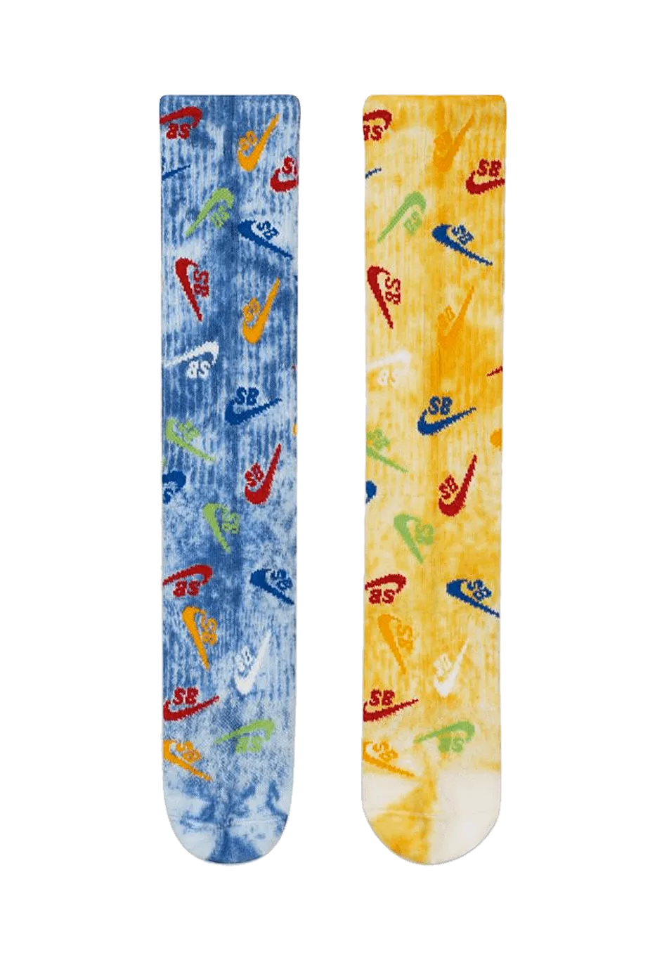 Nike SB Sandy Bodecker Cushion Crew Socks Blue Yellow - ARROW & BEAST