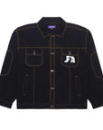 Fucking Awesome - Twin Skull Trucker Jacket - Black - ARROW & BEAST