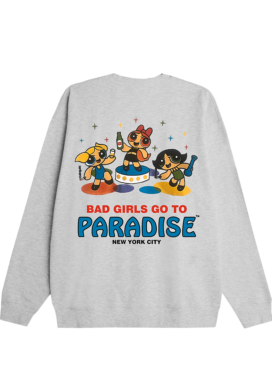 Paradise Bad Girls Crew Heather Grey ONLINE ONLY - ARROW & BEAST