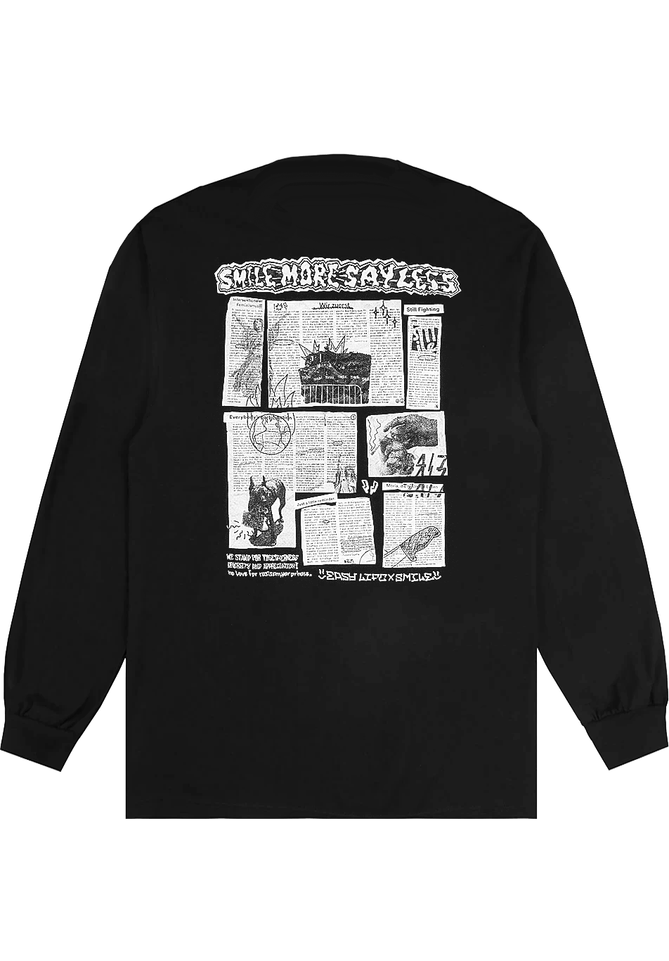 Smile More Say Less Longsleeve - ARROW & BEAST