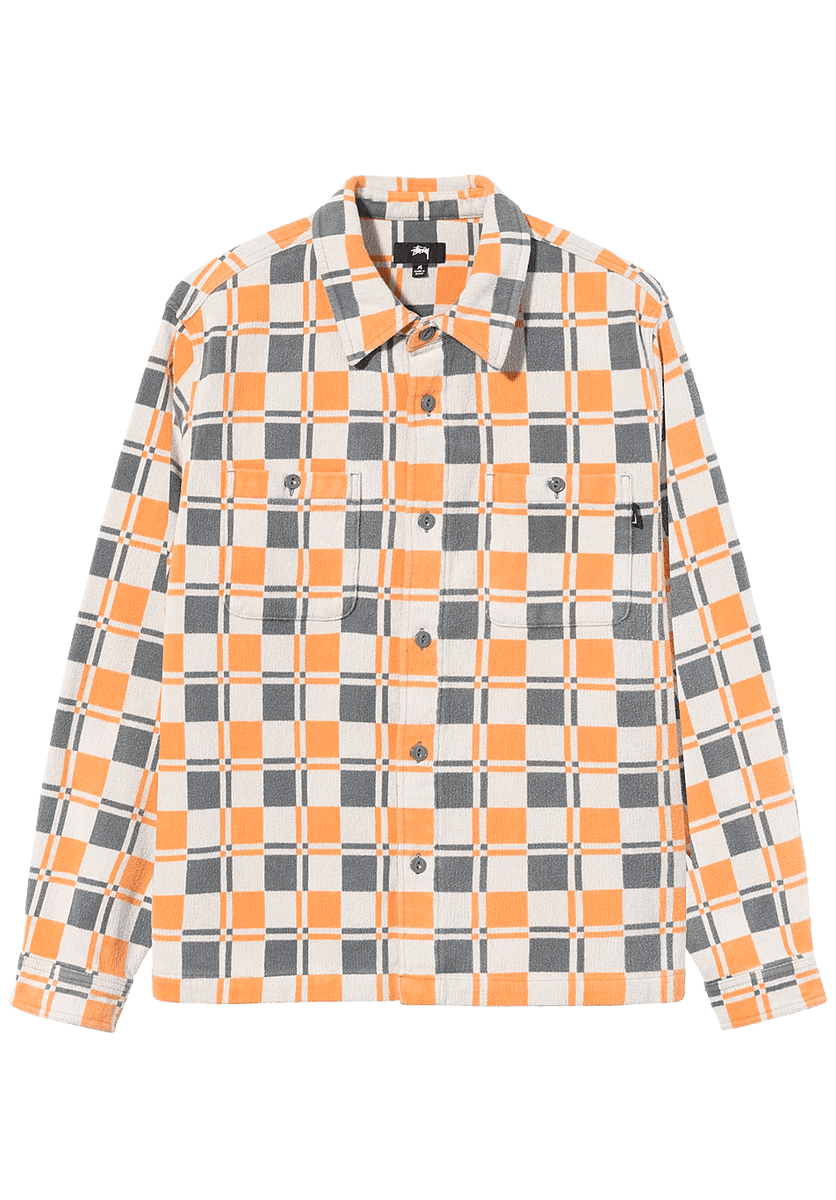 Stussy Brent Plaid LS Shirt Tan – ARROW & BEAST