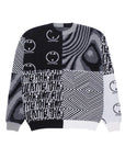 Fucking Awesome - Cult Of Personality Sweater Black/White - Black / White / Grey - ARROW & BEAST