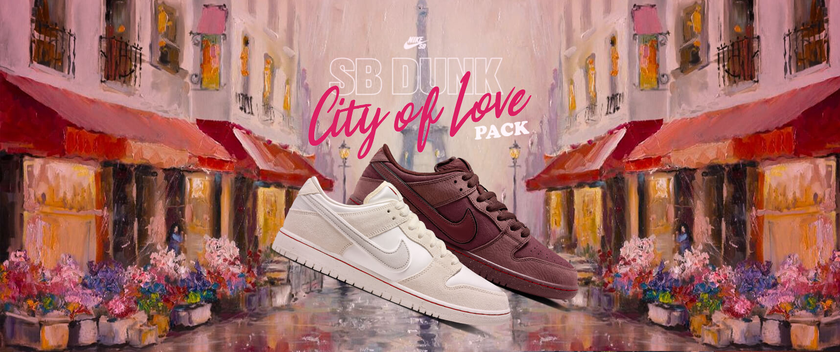 Nike SB City of Love Collection - SB Dunk & Apparel online store at ARROW & BEAST