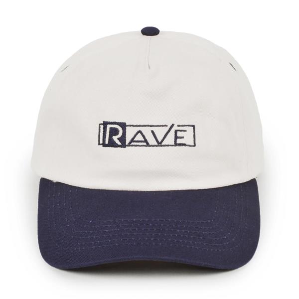 Rave Skateboards - RAVE X RAVE GROUP TRUCKER CAP OFF WHITE/NAVY - OFF WHITE / NAVY