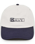 Rave Skateboards - RAVE X RAVE GROUP TRUCKER CAP OFF WHITE/NAVY - OFF WHITE / NAVY