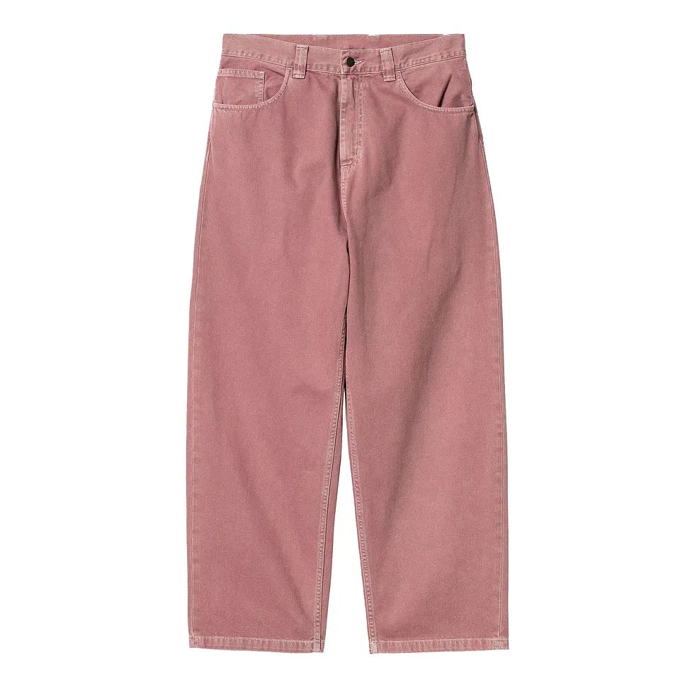 Carhartt WIP Brandon Pant Cotton Clark Twill Dusky Pink stone dyed - ARROW & BEAST