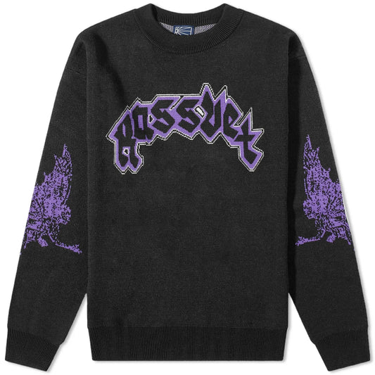 Rassvet Goth Crew Sweater Black - ARROW & BEAST