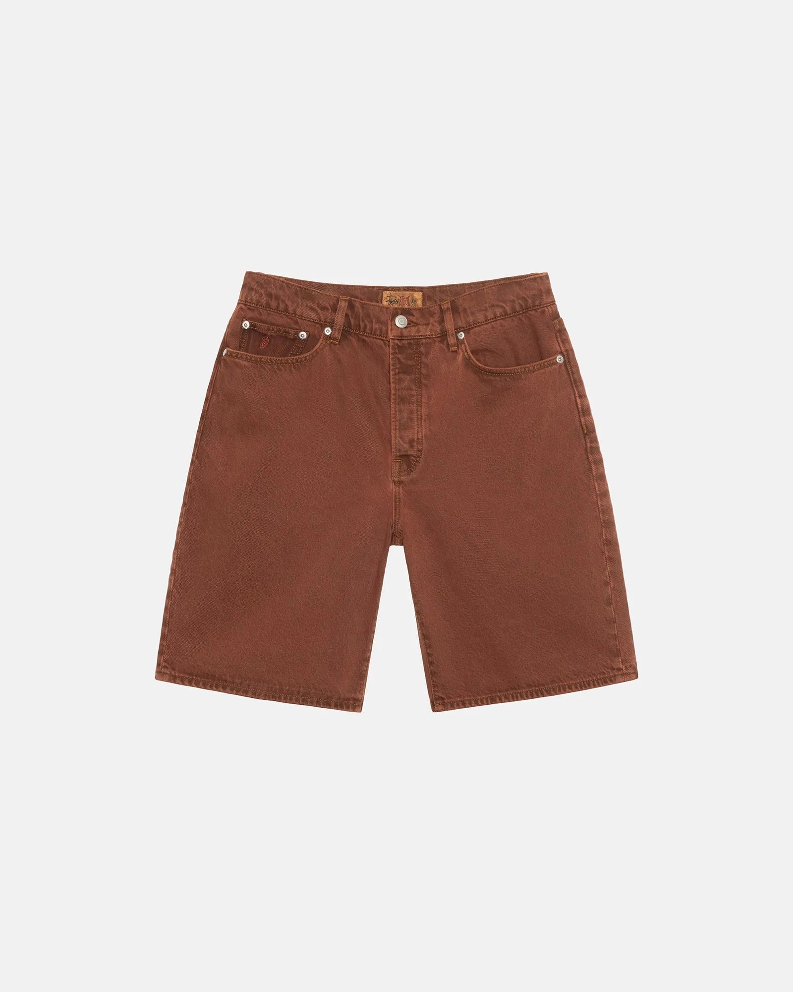 Stüssy Big Ol Denim Shorts Clay - ARROW & BEAST