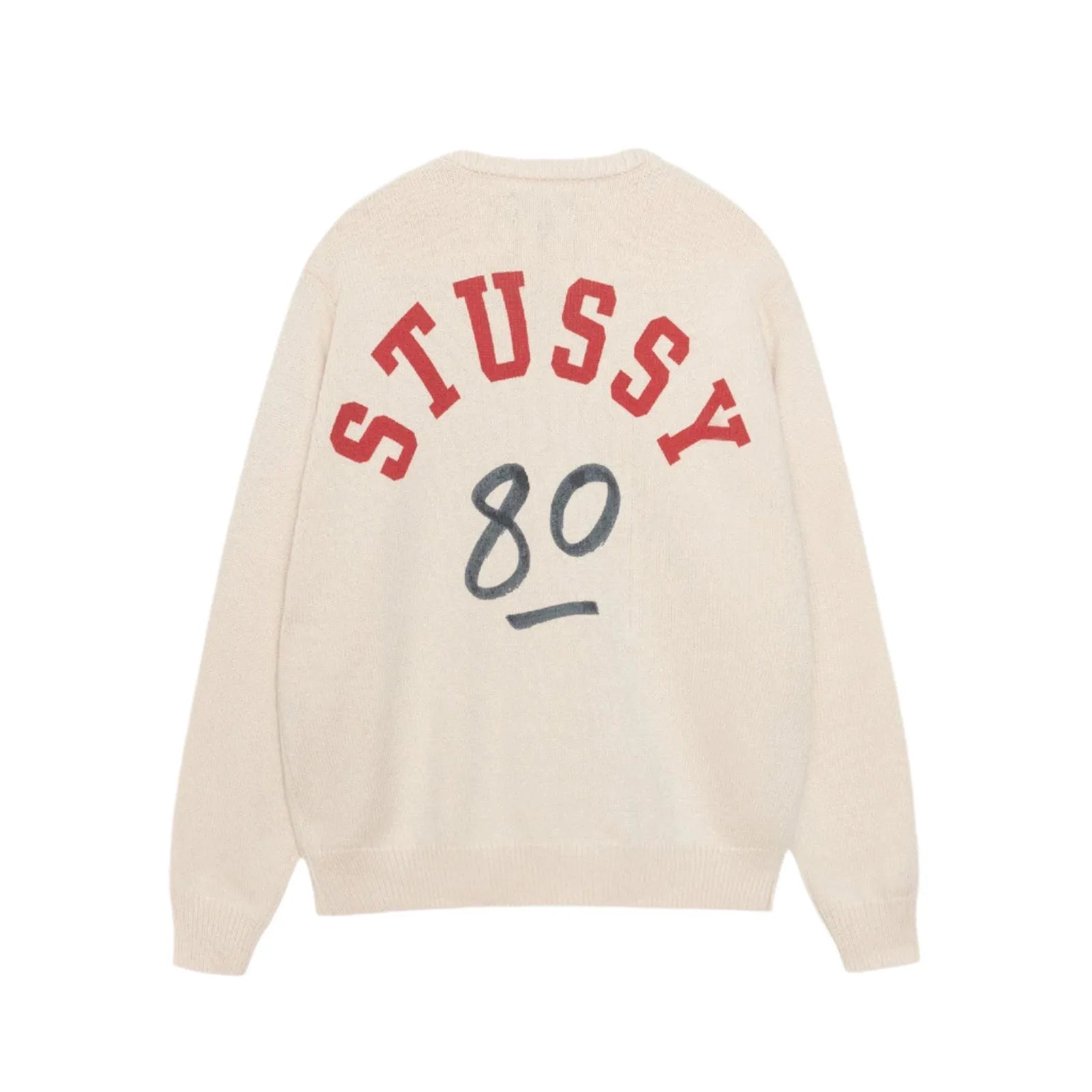 Stüssy Handwritten Sweater Natural - ARROW & BEAST