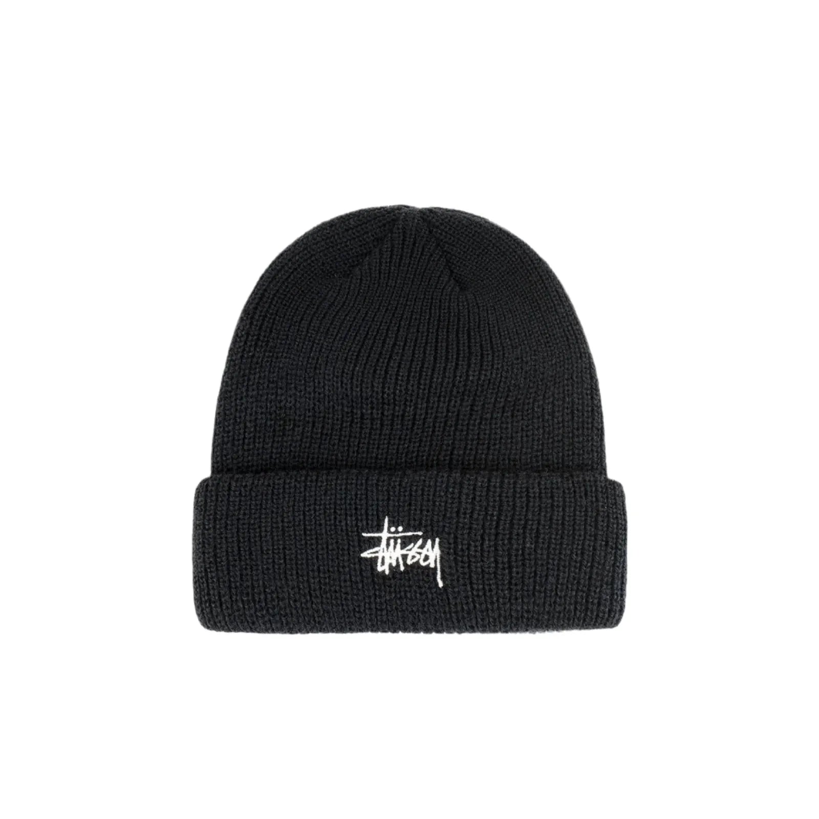Stüssy Basic Cuff Beanie Black - ARROW & BEAST