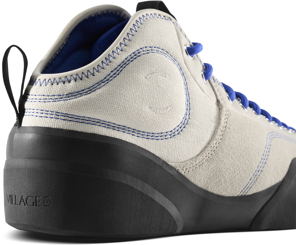 Village PM 1PM MID Sneaker - Cream - Blue