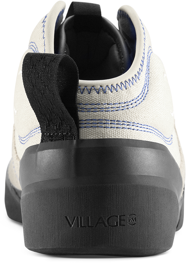 Village PM 1PM MID Sneaker - Cream - Blue