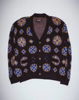 Fucking Awesome Three Kingdoms Cardigan Navy - ARROW & BEAST